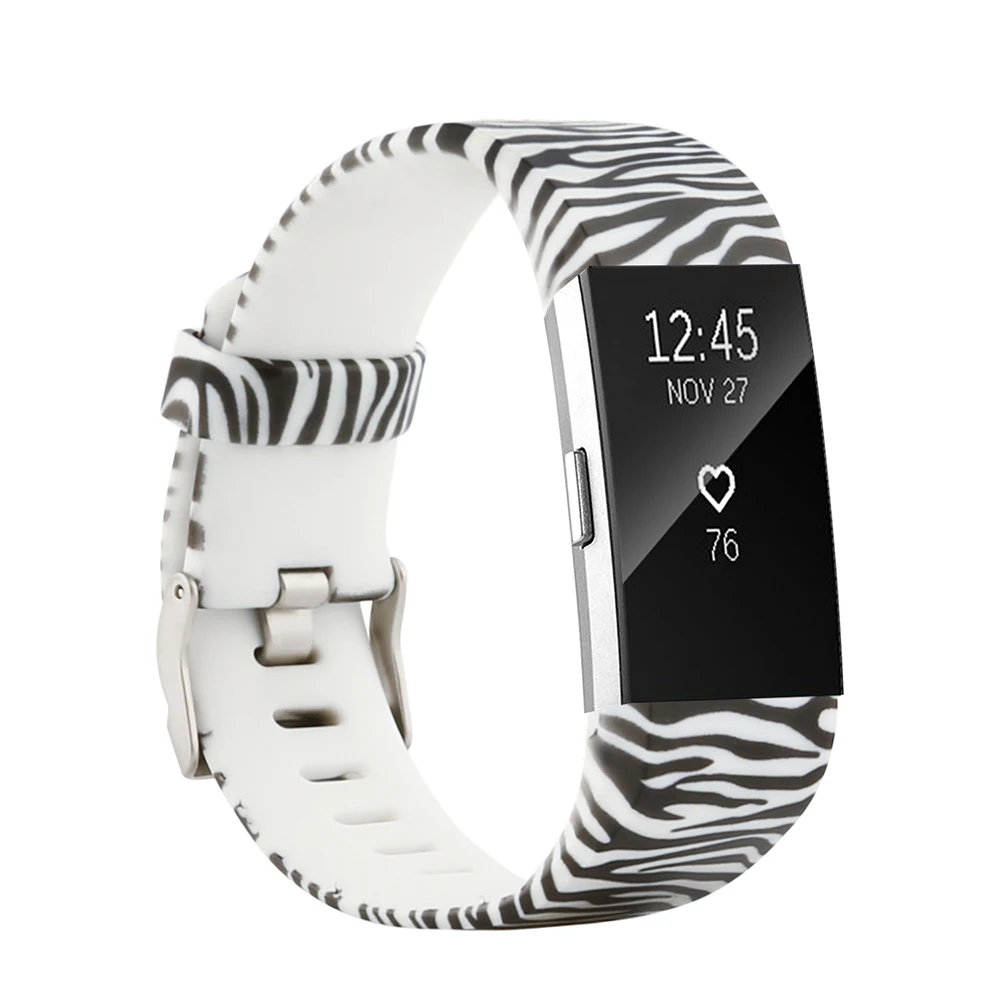Honecumi для Fitbit Charge 2 интимные аксессуары браслеты Силиконовые Красочные Спорт BraceletBand Замена Fit бит заряд