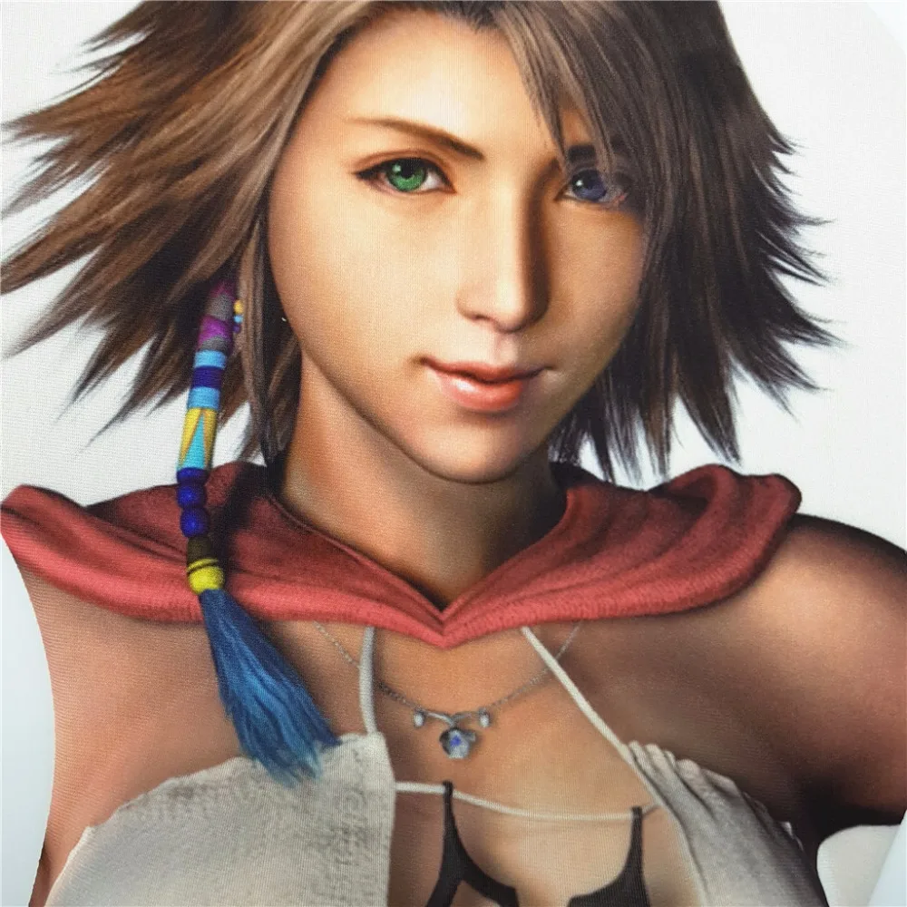 Final Fantasy Yuna 3D мягкий коврик для мыши с гелевой подставкой рук игровой мыши|mouse pad with
