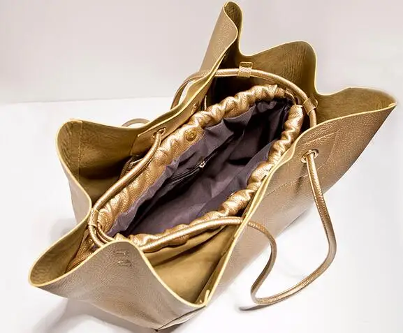 2017 New Women Shoulder Bag Vintage String Handbag Set Ladies Pu Leather Composite Solid Female Gold Sliver Trapeze B059 |