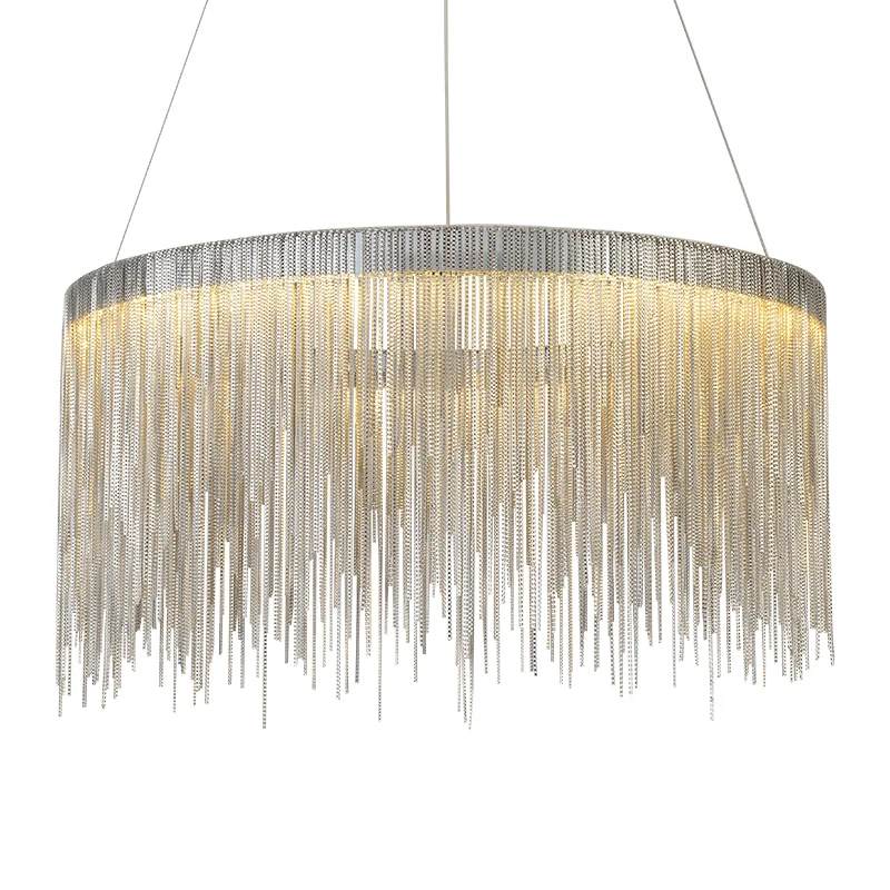 Светодиодная подвесная люстра в скандинавском стиле Роскошная большая