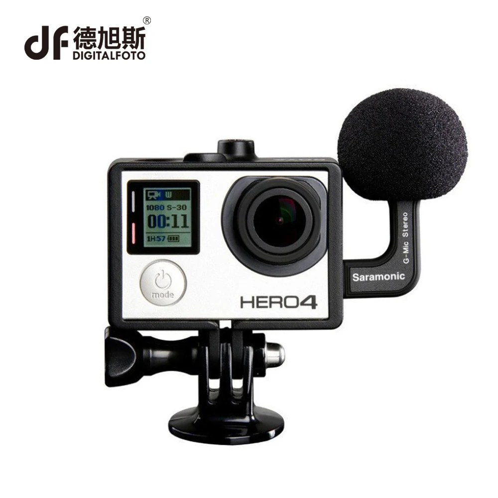 Digitalfoto saramonic портативный G Mic профессиональный стерео мяч экшн камеры микрофон для