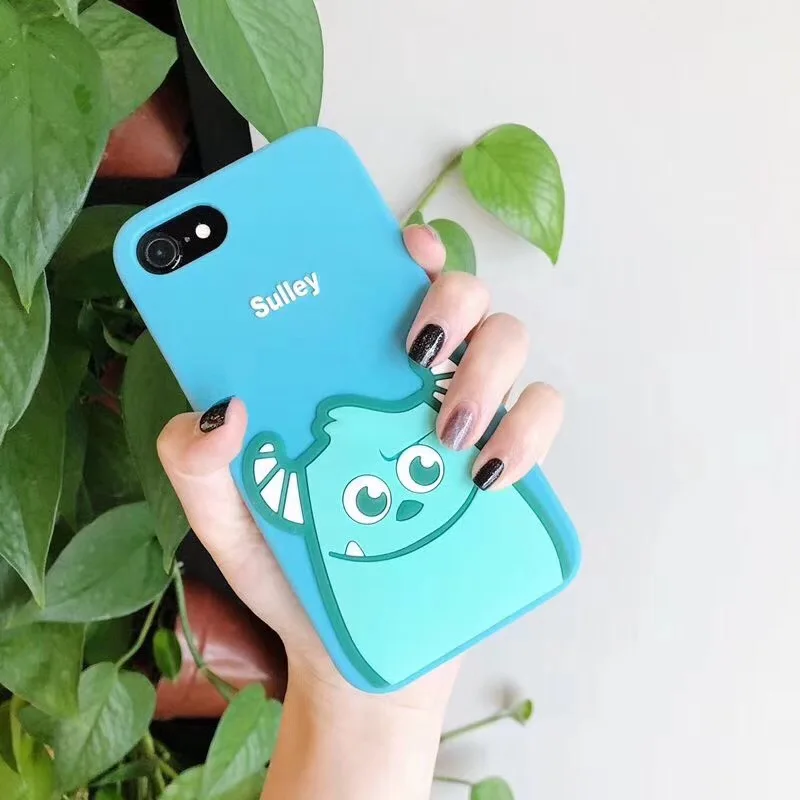 3D мультфильм Disneys милые Монстры университетский чехол Чехол для iPhone 6 S 7 8 Plus X XR XS MAX