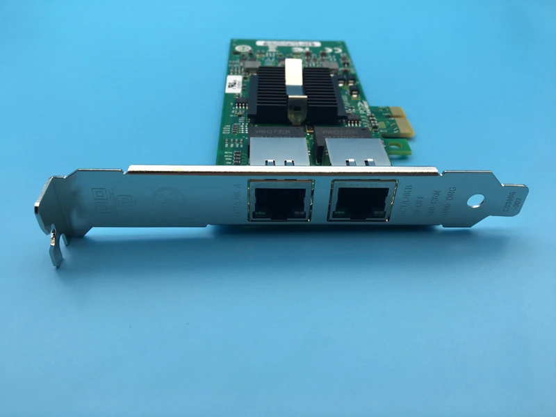 Сетевая карта Gigabit Ethernet с двумя портами PCI E x1 82576 адаптер сервера для агрегации/ROS
