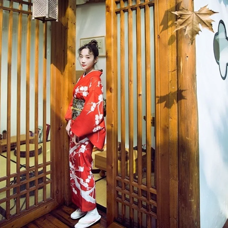 Японское платье одежда костюм для косплея Женский юкатуты гейши кимоно TA474