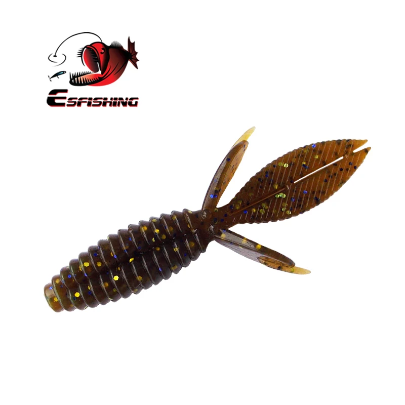 ESFISHING рыболовная приманка мягкая Leurre Souple Platypus 6 шт. 100 мм 9 г искусственная Crankbait Iscas