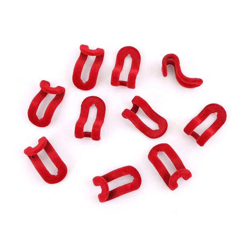 10 шт./упак. ПП крюк Флокирование держатель креативный Мини Одежда из флока