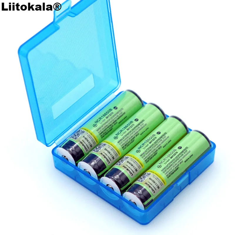 4 шт. Liitokala 18650 3,7 в 3400 мАч NCR18650B Lthium Защитная плата для аккумулятора Подходит для аккумулятора фонарика