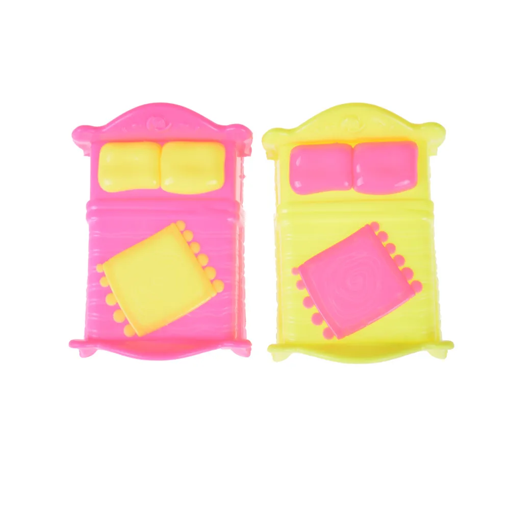 1 шт. супер милая детская кровать для маленькой куклы Келли аксессуары (случайный