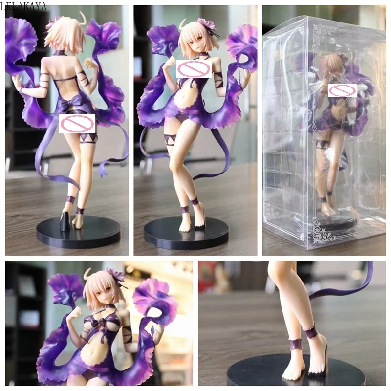 1 шт. японского аниме FGO Fate Stay ночной купальник Jeanne d'Arc Alter сексуальные девушки 1/7 ПВХ фигурка модель игрушки Brinquedos 26 см