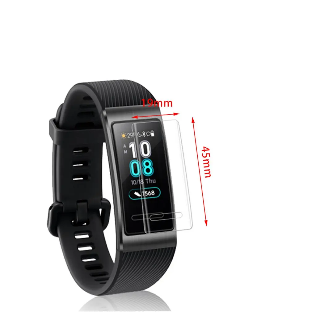 Для huawei Band 3 Pro Watch полная защитная пленка Hd Nano устойчивая к царапинам закалка полное покрытие защитная пленка Trabsparent