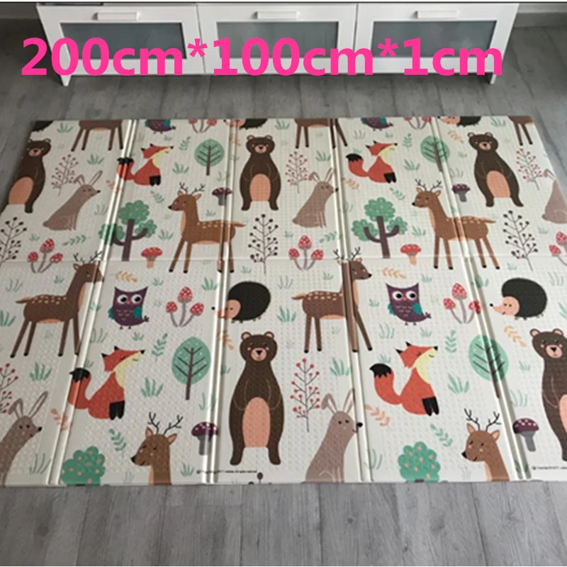 Детский игровой коврик Xpe Puzzle, детский коврик, утолщенный детский коврик для ползания, складной коврик, Детский ковер