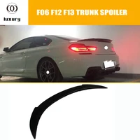 carbon fiber rear trunk spoiler for bmw f06 f12 f13 640 650 m6 2014 2017