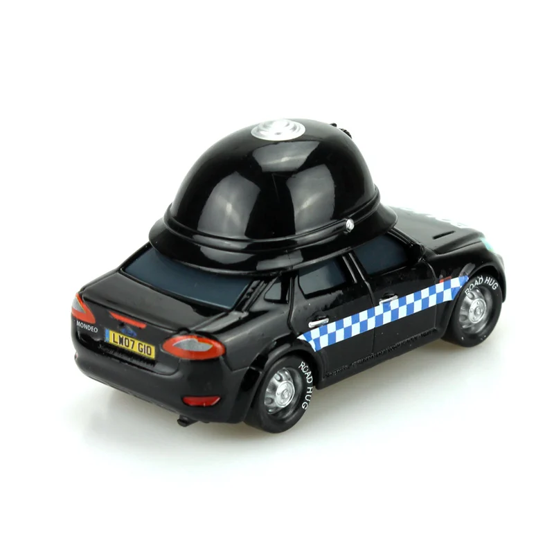 Pixar Cars Black Mark Wheelsen Серый Великобритания полиция металлический литой под давлением игрушечный автомобиль 1:55 Свободная модель сплав автомобиль Дисней мультфильм игрушки для детей