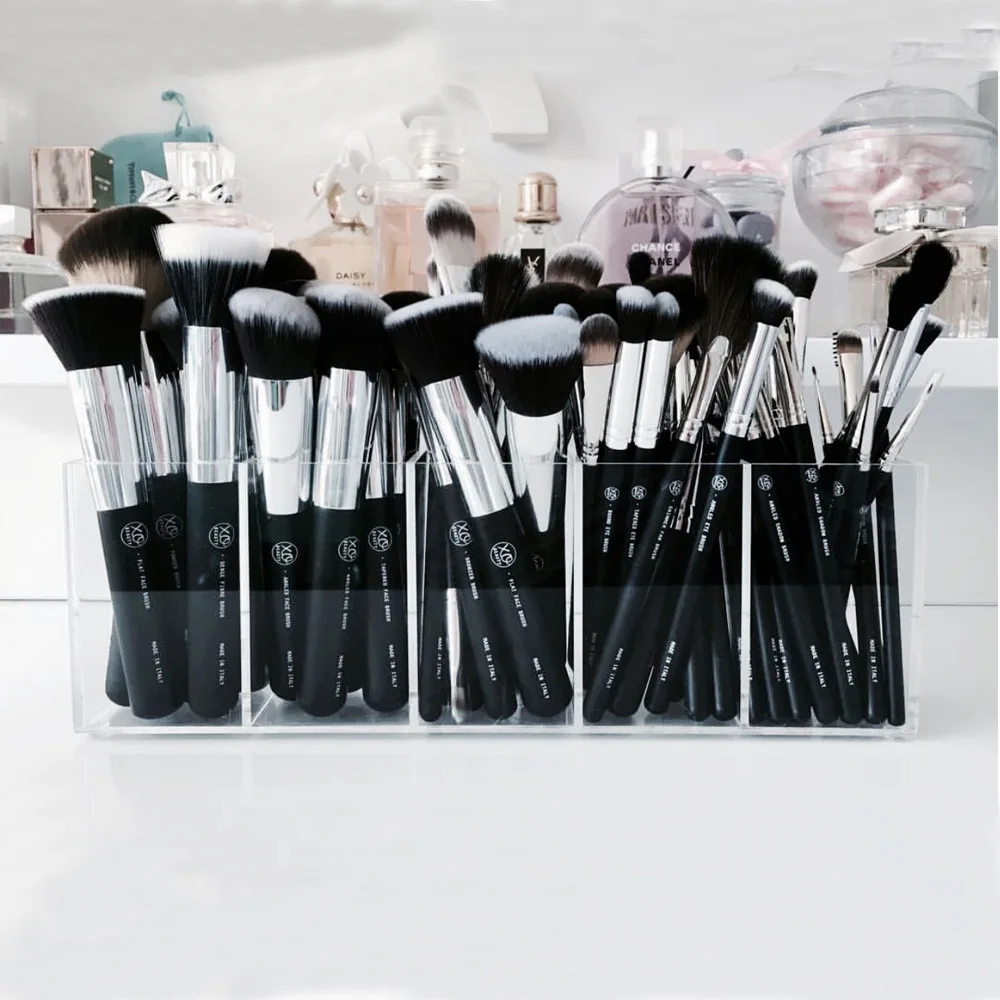 Акриловый Органайзер для макияжа 5 слотов тушь ресниц помада чехол-подставка