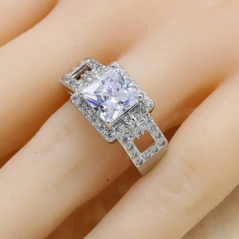 Комплект из колье серёг и браслета с фианитом|Ювелирные наборы| |