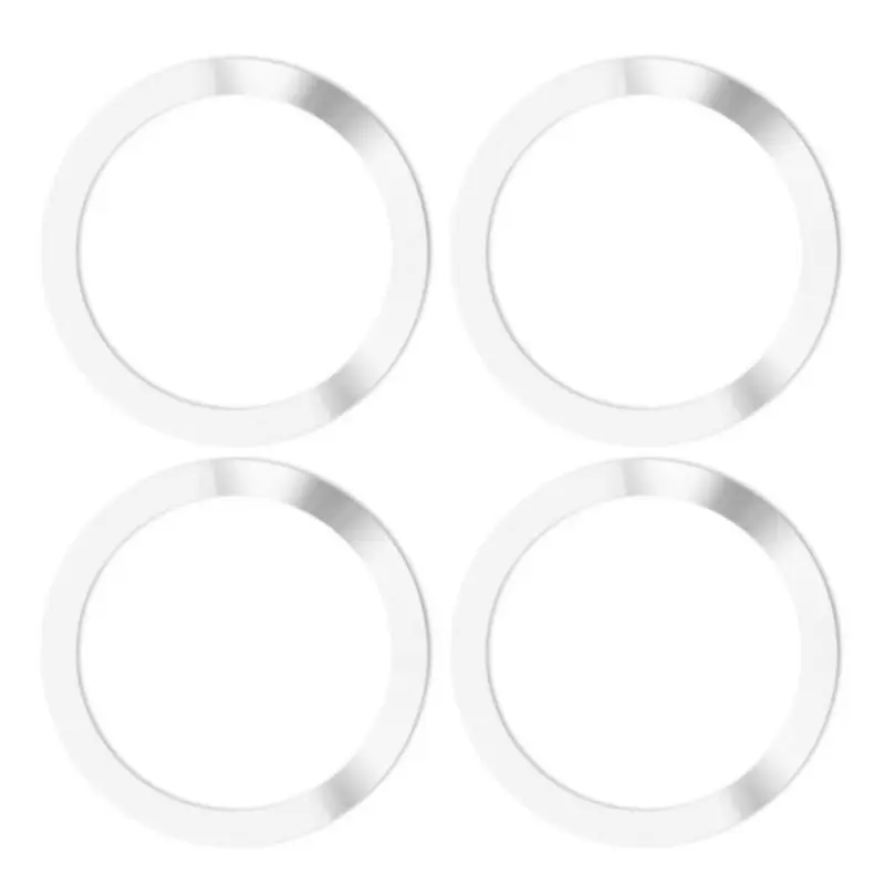 

4Pcs Universal Round Metal Rings for Magnetic Qi Wireless Charger Air Vent Magnet Car Mount Holder for Smart Phone