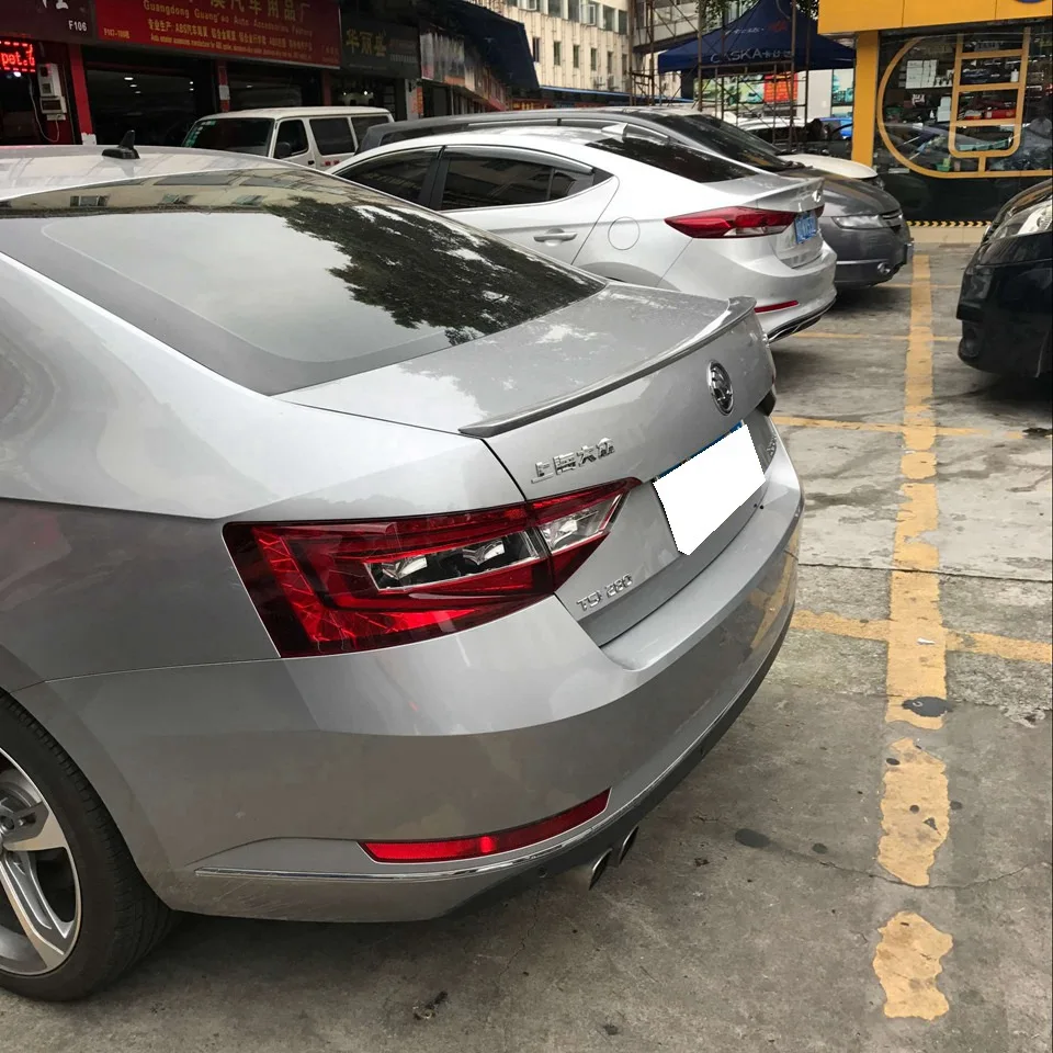 Используется для skoda superb спойлер 2015 2016 2017 superblip высокого качества ABS Материал