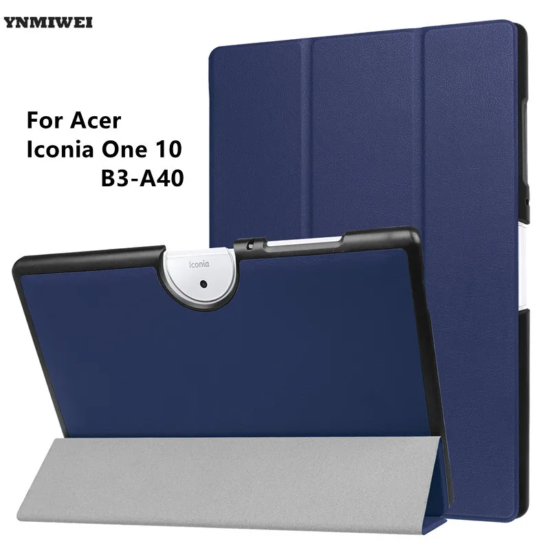 Чехол для планшета Acer Iconia One 10 B3 A40 трехслойный Тонкий чехол подставка 1 дюйма +