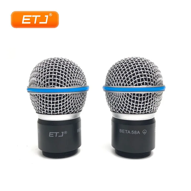 2 предмета беспроводной микрофон ядро для Shure PGX58 PGX24 SLX24 SM58 бета 58A 87A BLX288 ручной микрофон основная часть микрофона