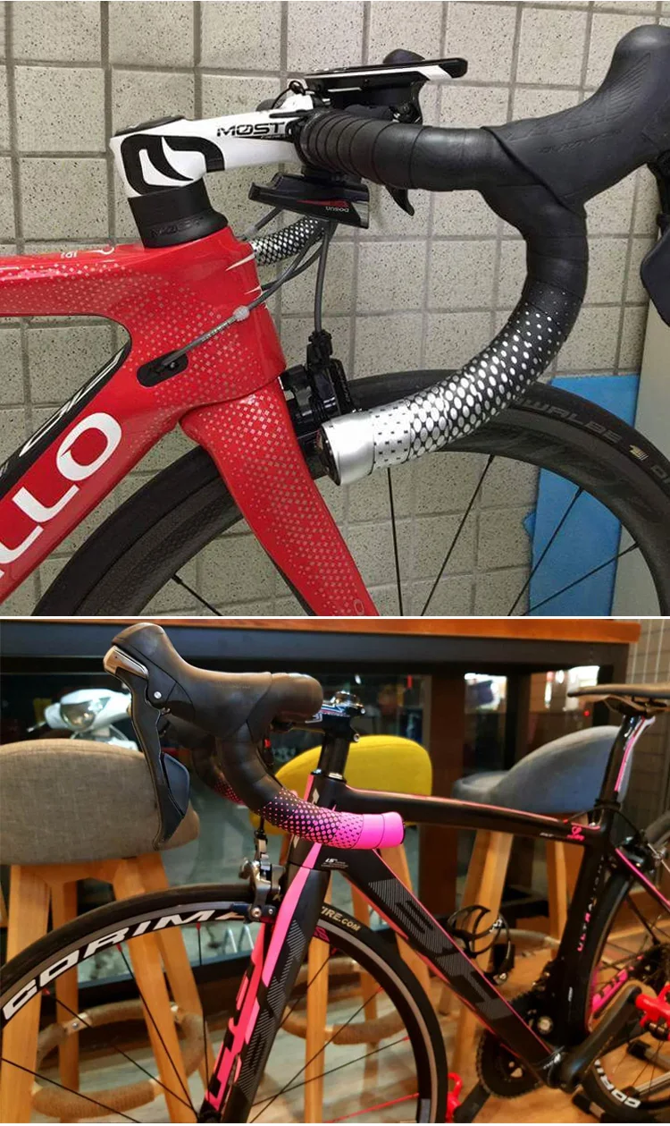 Ciclovation рулетная лента для велосипеда усовершенствованная обмотка руля с кожаным сенсорным гелем для шоссейного велосипеда обмотка руля аксессуары для упаковки гоночного велосипеда