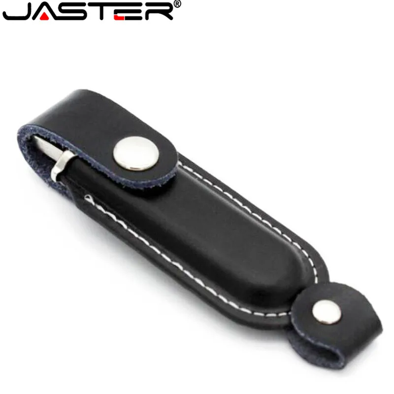 Новый металлический кожаный флеш накопитель JASTER usb 64 ГБ 32 16 8 USB 2 0 модный Меховой