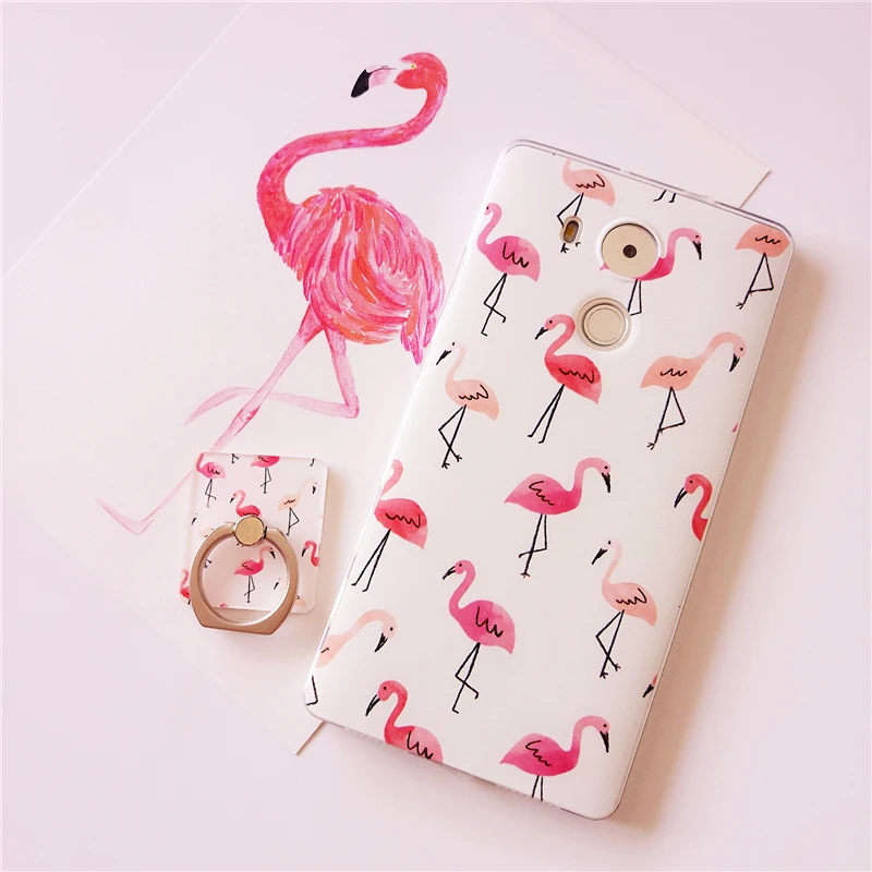 For Huawei mate 8 Case Cover Flamingo original TPU for huawei p8 lite honor 6x 6 phone cases silicone unicom 100% |