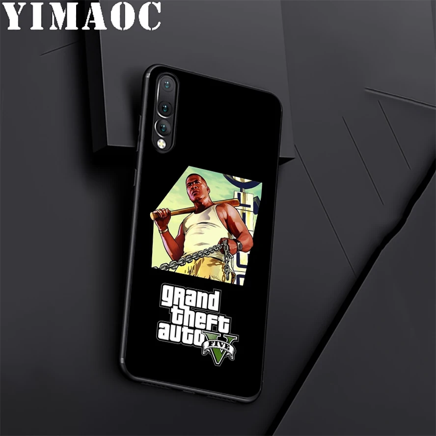 YIMAOC GTA 5Grand Theft Мягкий силиконовый чехол для huawei Honor mate 10 P20 P10 P9 P8 P Smart Y6 6A 7A 7X 7C Lite Pro 2017