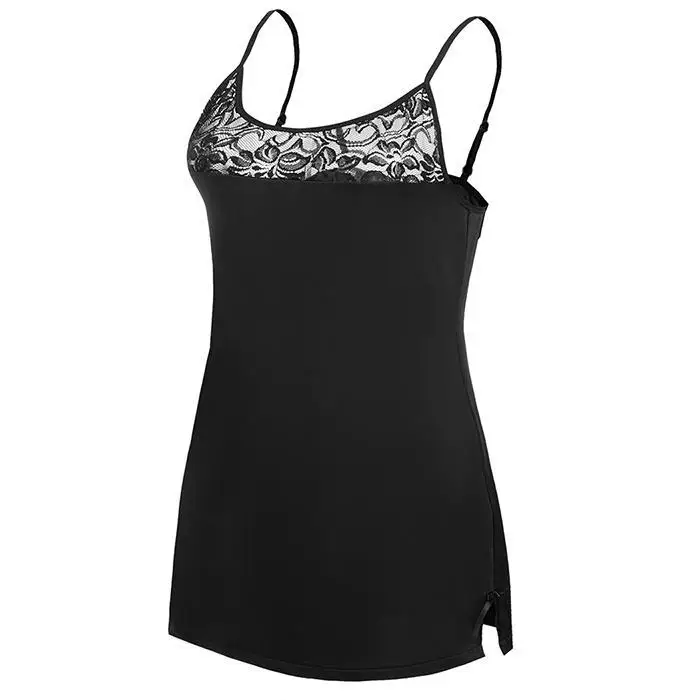 Ekouaer Plus Size Sexy Nightdress Backless Lingerie Sleep Dress Women Lace Patchwork Spaghetti Strap Nightwear Dress Sleepshirt