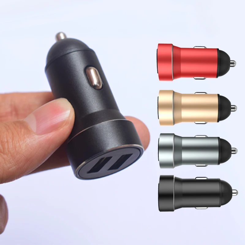 Мини быстро автомобильное зарядное устройство 2 USB зажигалки splitter адаптер