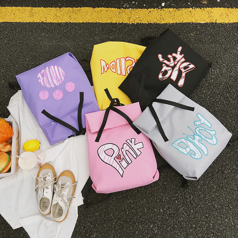 Мужской и женский рюкзак MENGHUO на плечо с цветным принтом для отдыха 2019|Мужские