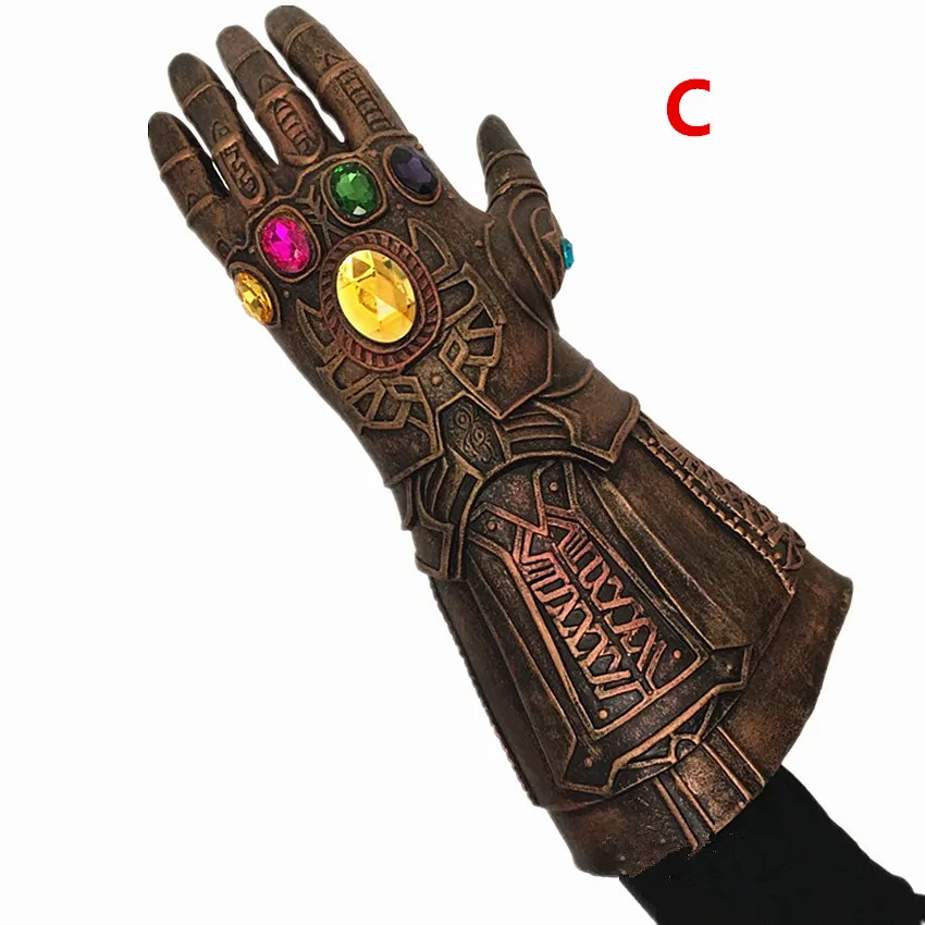 Танос латекс Косплэй маска Перчатки Игрушки для наращивания на всю голову