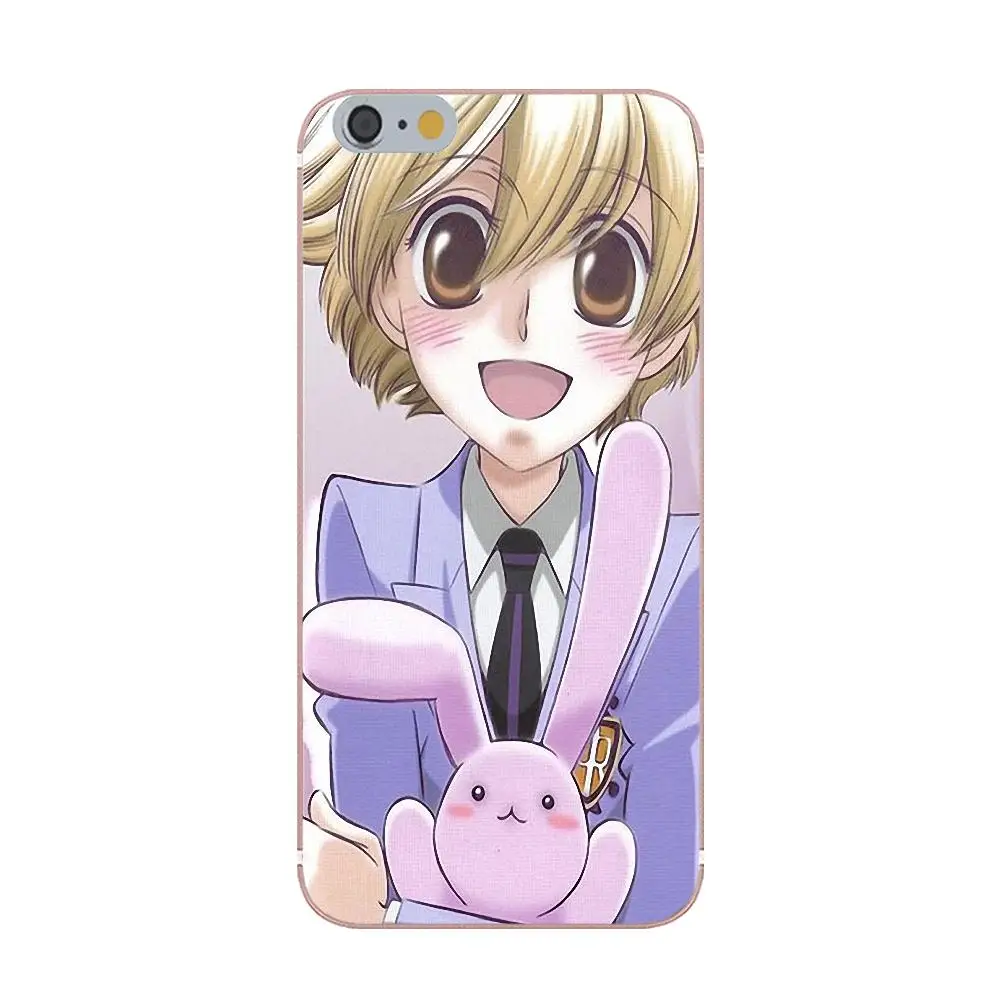 Oedmeb Мягкий ТПУ чехол с художественным принтом для Apple iPhone 4 4S 5 5C 5S SE 6 6S 7 8 Plus X Ouran