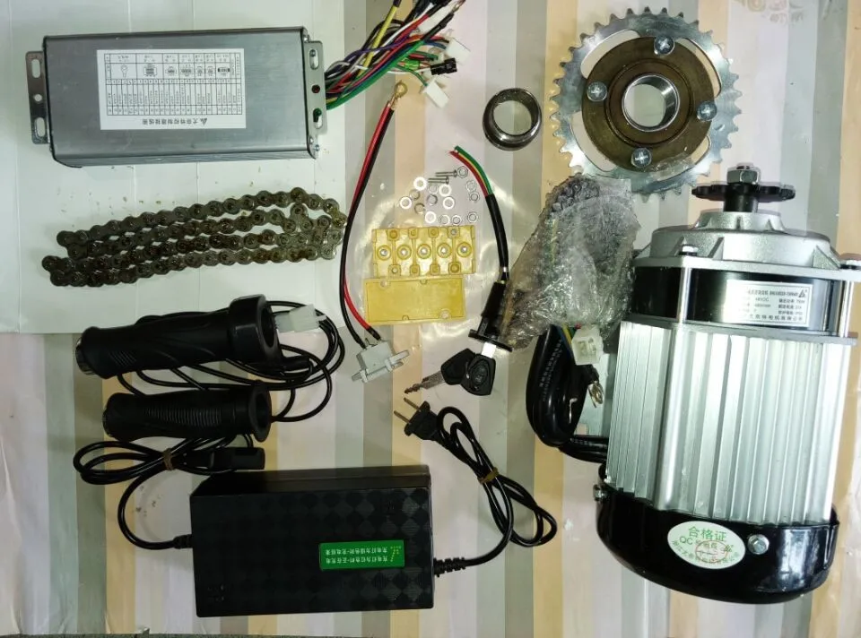 750W 48v бесщеточный передач замедления ручной Электрический миксер для теста комплект для переоборудования велосипедов, светильник комплект для электрического трицикла, DIY kit
