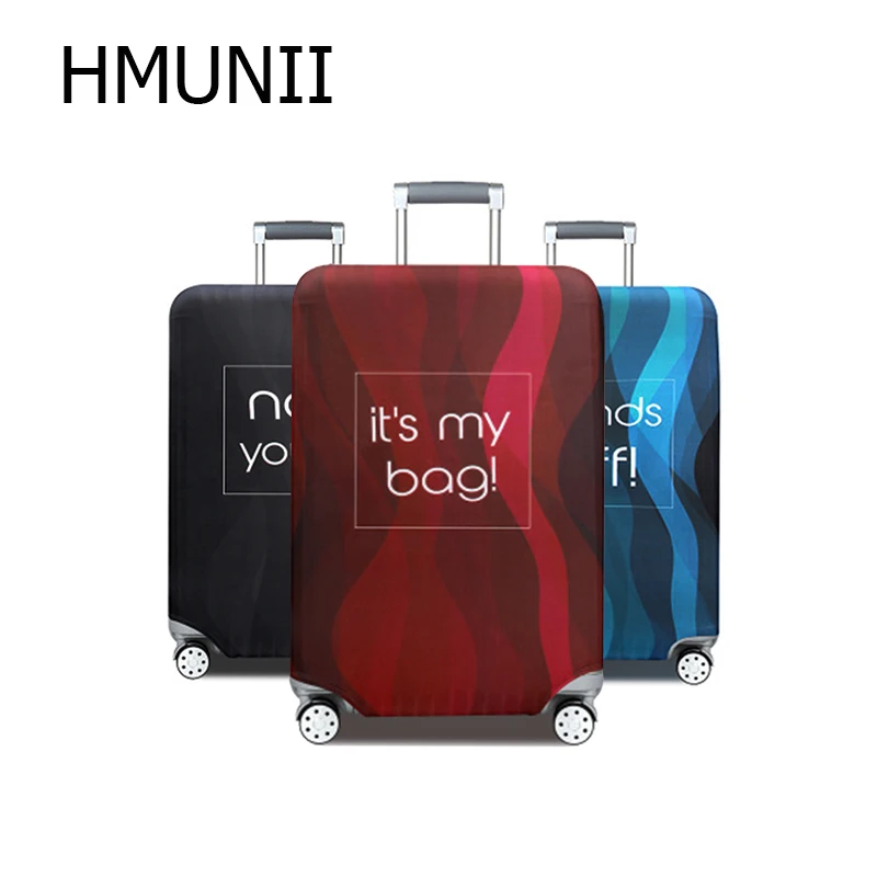 Новый моющийся чехол HMUNII для чемодана с принтом пылезащитный подходит