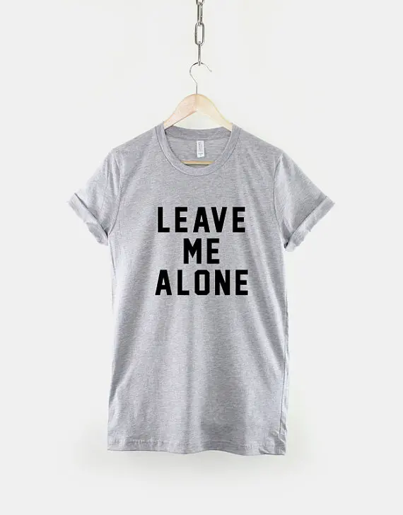 

Оставьте мне один модный слоган T-Shirt-C073