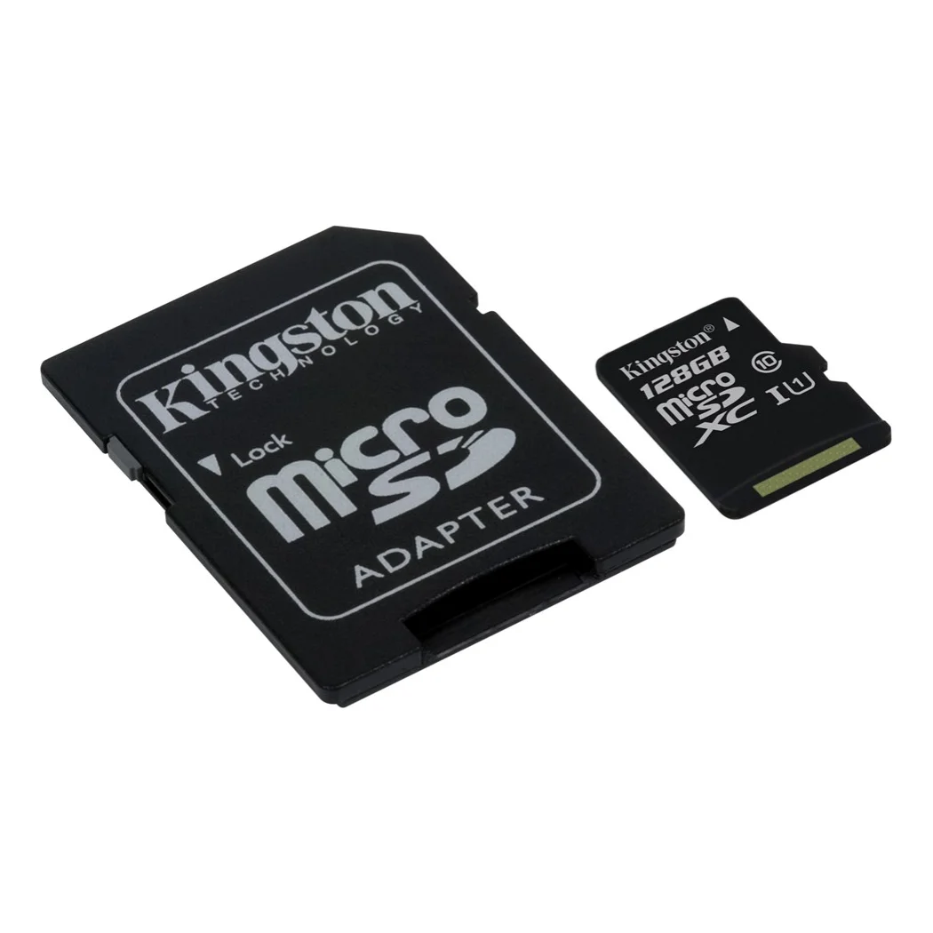 Kingston technology Canvas Select 128 ГБ MicroSDXC Class 10 UHS-I 80 МБ/с./с черный | Компьютеры и офис