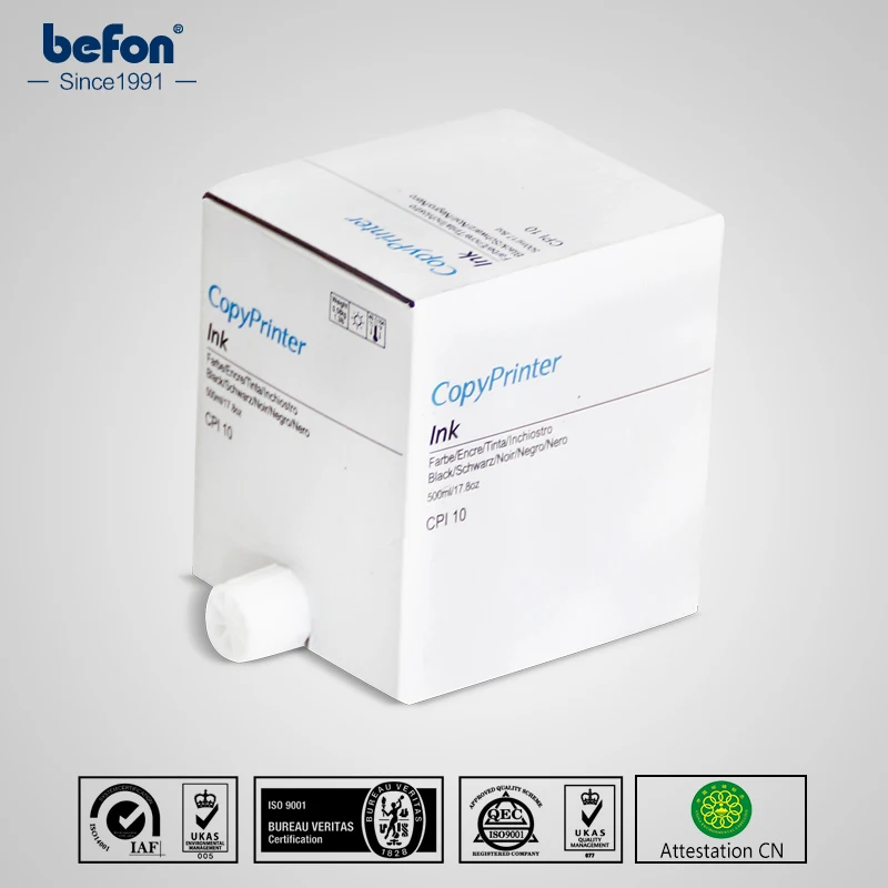 

Befon Дубликатор чернил CPI10, совместимый с Gestetner 6123 6123b JP730 JP750