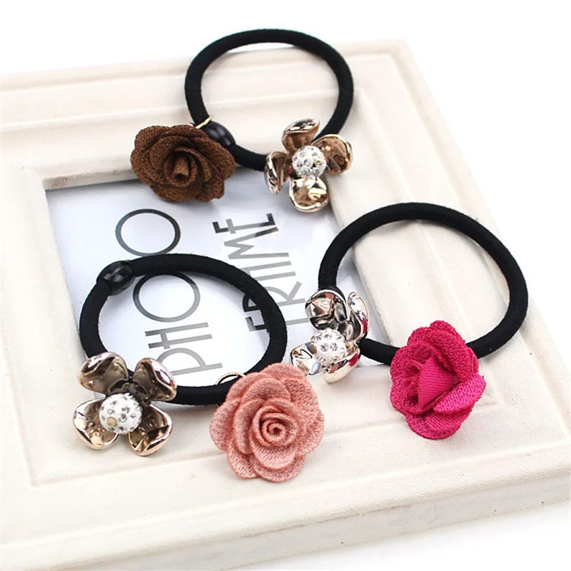 10 шт./лот Элегантные цветы аксессуары для волос женщин повязка на голову