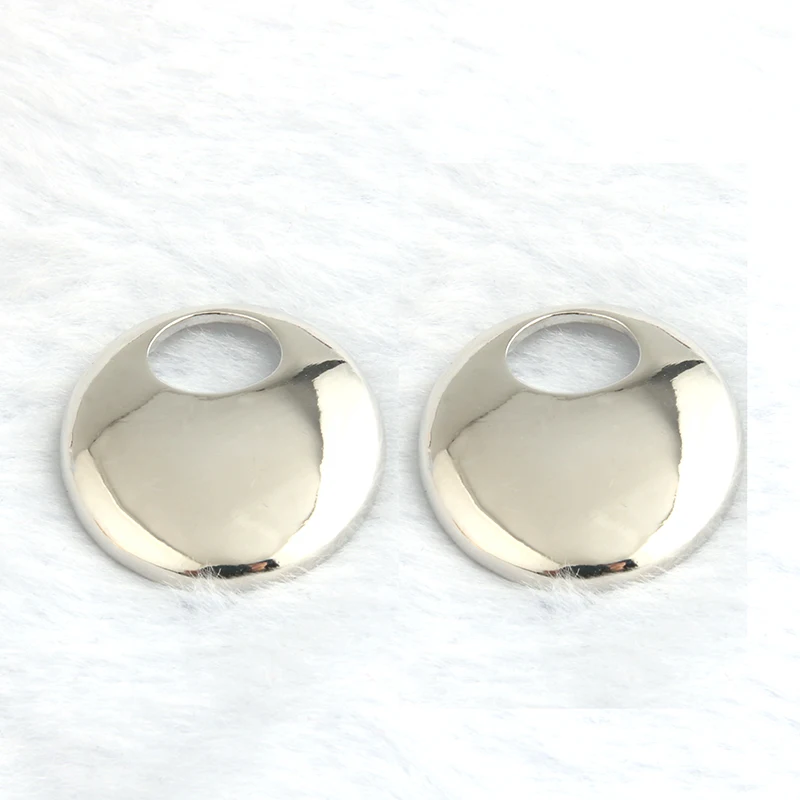 Висячие большие серьги Овальные светящиеся длинные из цинкового сплава с