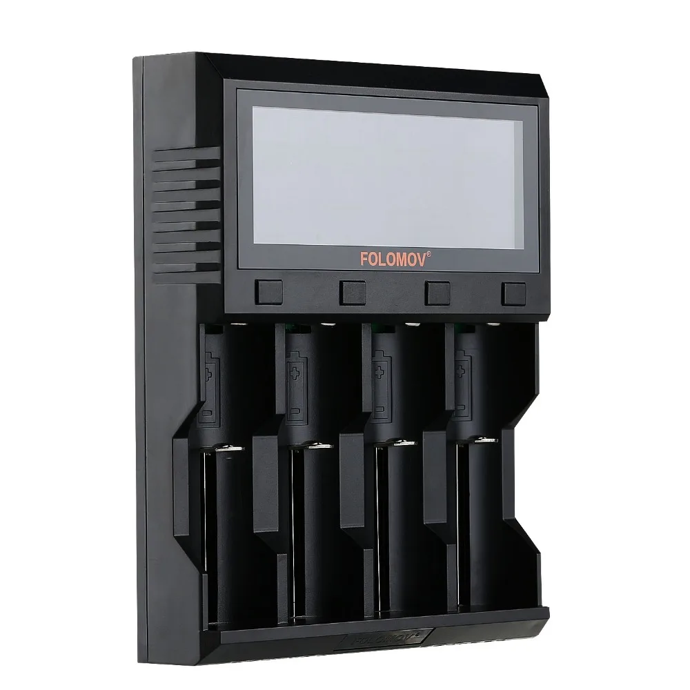 Folomov A2/Folomov A4 Интеллектуальное Быстрое Зарядное устройство Li-ion/LifePO4, NiMH/NiCd зарядное устройство
