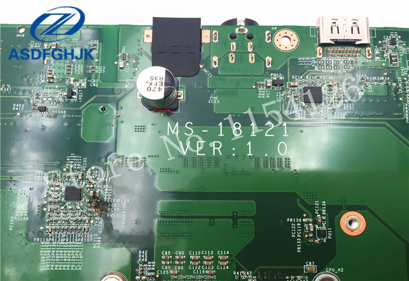 Материнская плата для ноутбука MS 1812 MSI GT80 GT82 материнская 18121 SR2BP I7 5700HQ DDR3L