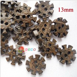 50pcs/lot Size:13mm Natural Coconut Shell Button Accssories Sewing (KK-1211) | Дом и сад