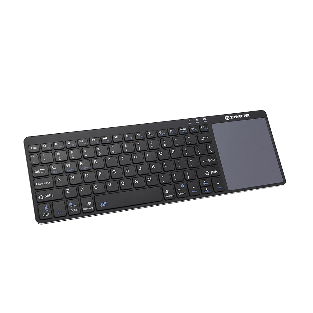 Zoweetek K12BT-1 отличная Мини Беспроводная английская Bluetooth Клавиатура Мышь тачпад для Windows Android iOS