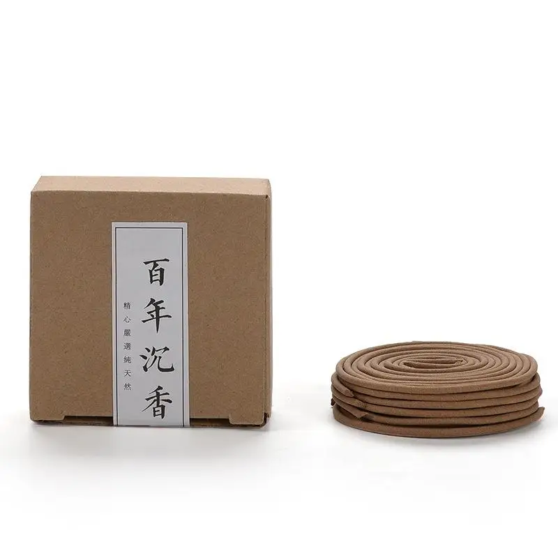 

11pcs/Box Natural Sandalwood Coil Incense Aromatherapy Fragrance Indoors Indian Buddhist Sandalwood Incense