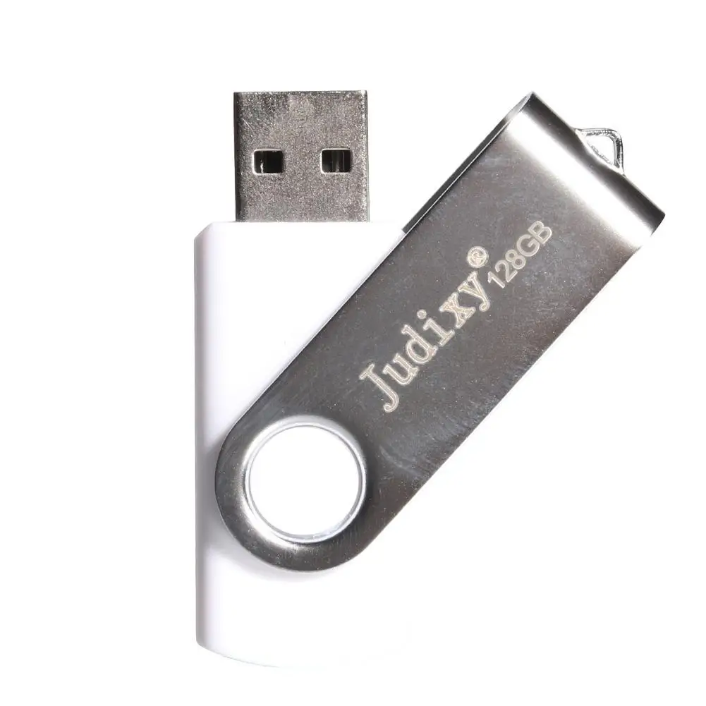 Белый Judixy CJF0818 128G USB флэш-накопитель флеш-накопитель Флэшка u-диск - Цвет: Белый