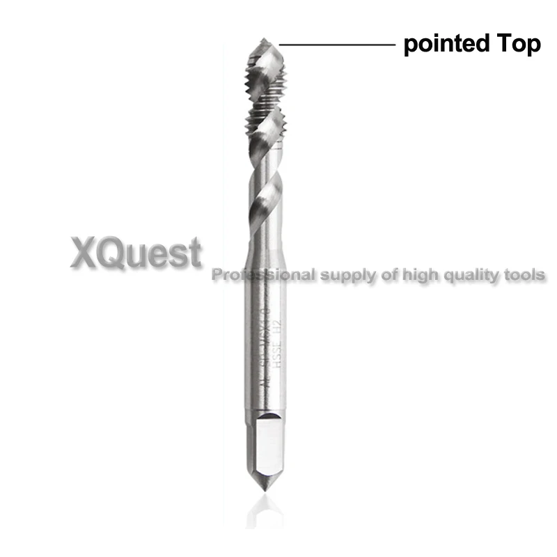 XQuest HSSE спиральные рифленые метчики M3 M4 M5 M6 машина для резки правого винта M8 M10 M12 для алюминиевого литого алюминия