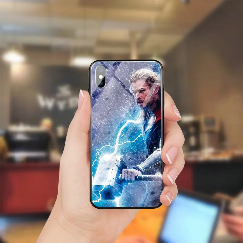 Для iPhone 5 5s se 8 7 6 S Plus X XR XS Max Coque оболочки сумки ПК ТПУ закаленное Стекло мобильного