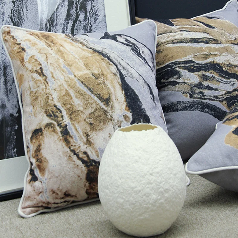 Чехол для подушки с абстрактной текстурой оригинальный декоративный чехол