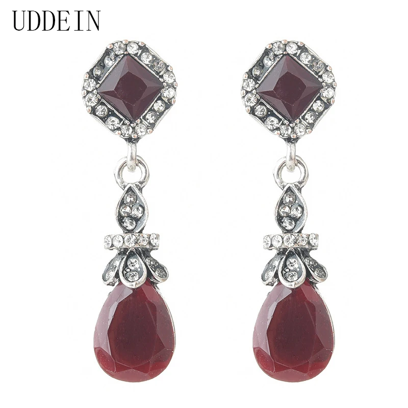 UDDEIN Этнические серьги модные ювелирные изделия винтажные массивные Висячие для