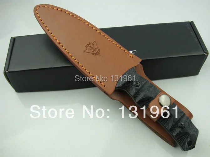 Топовые тактические фиксированные ножи 7Cr17 лезвие МИКАРТА Ручка Серый титановый